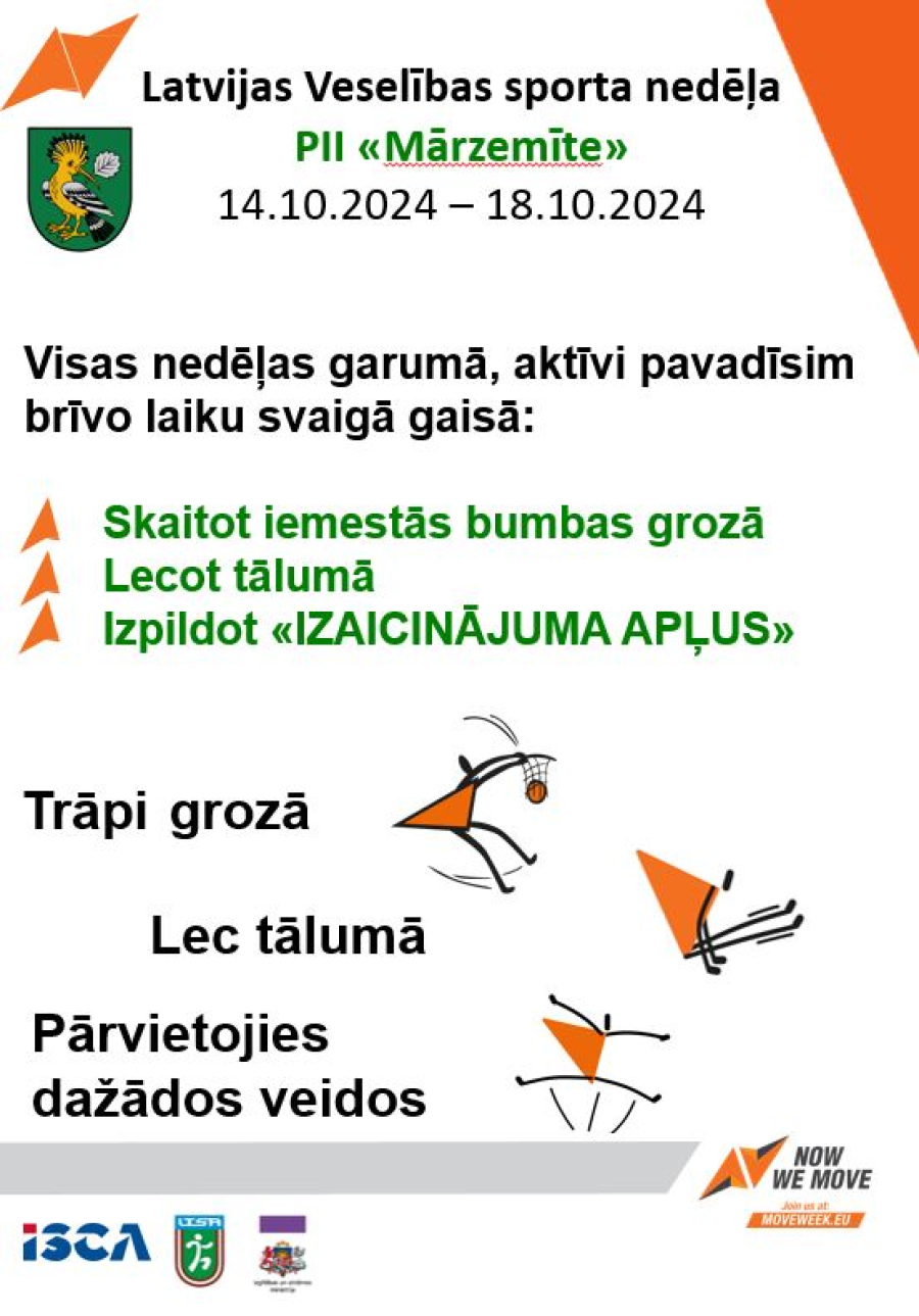 Latvijas veselības sporta nedēļa Mārzemītē