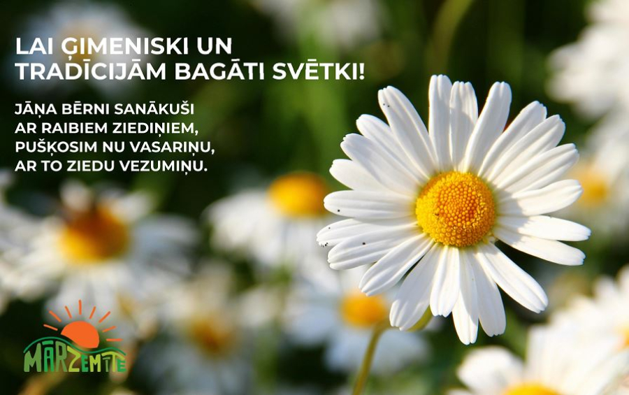 Priecīgus un saulainus Līgo svētkus!