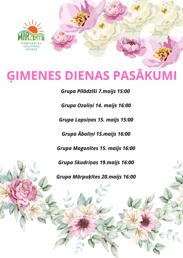 Ģimenes dienas pasākumi